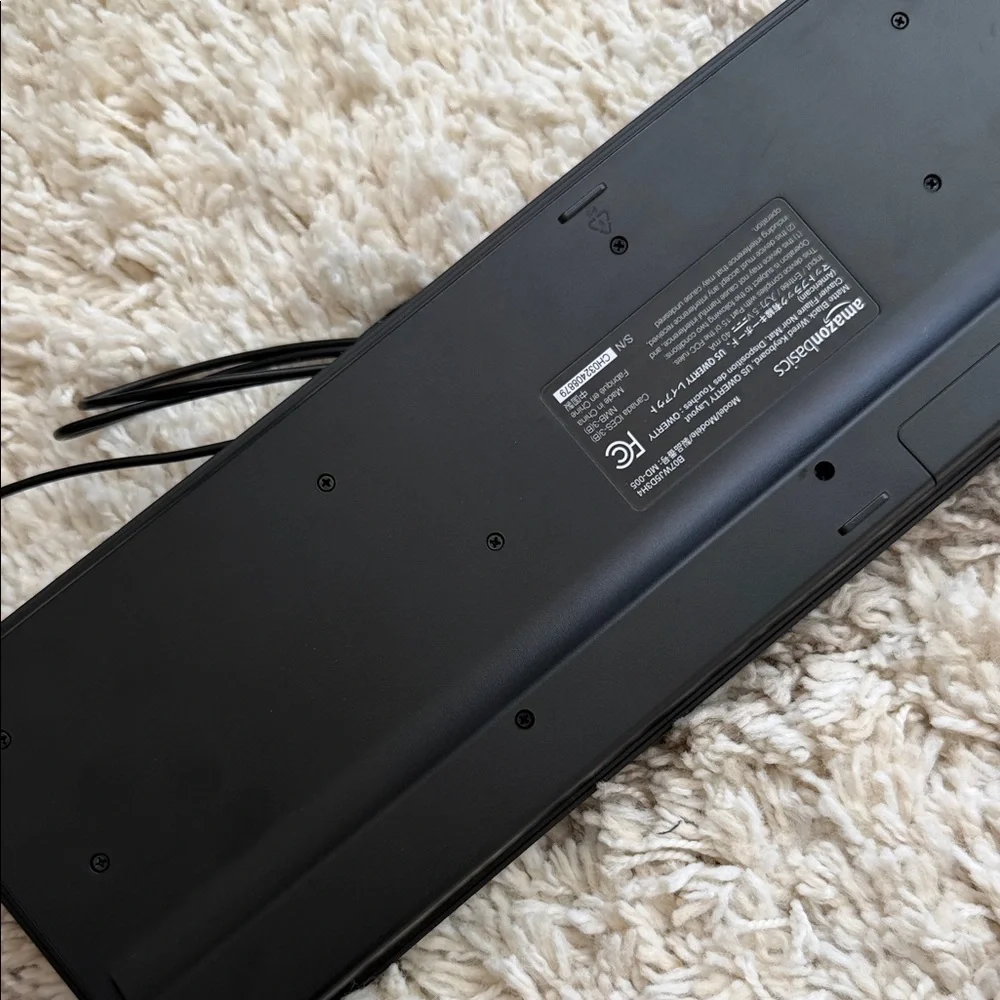 Black Wired USB Keyboard